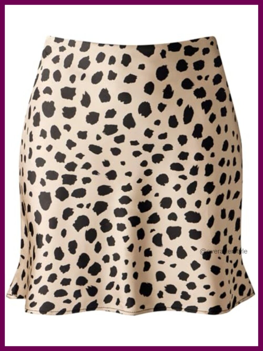 Satin Mini Skirt High Elastic Waist Ruffle Bodycon Fishtail Hem